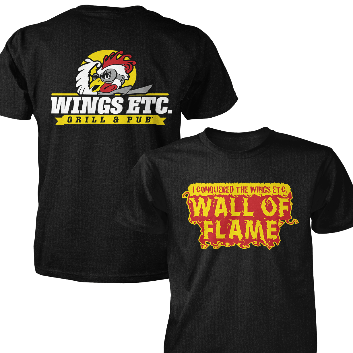 Wall Of Flame 2 - Next Level Premium Cvc Crew T-Shirt