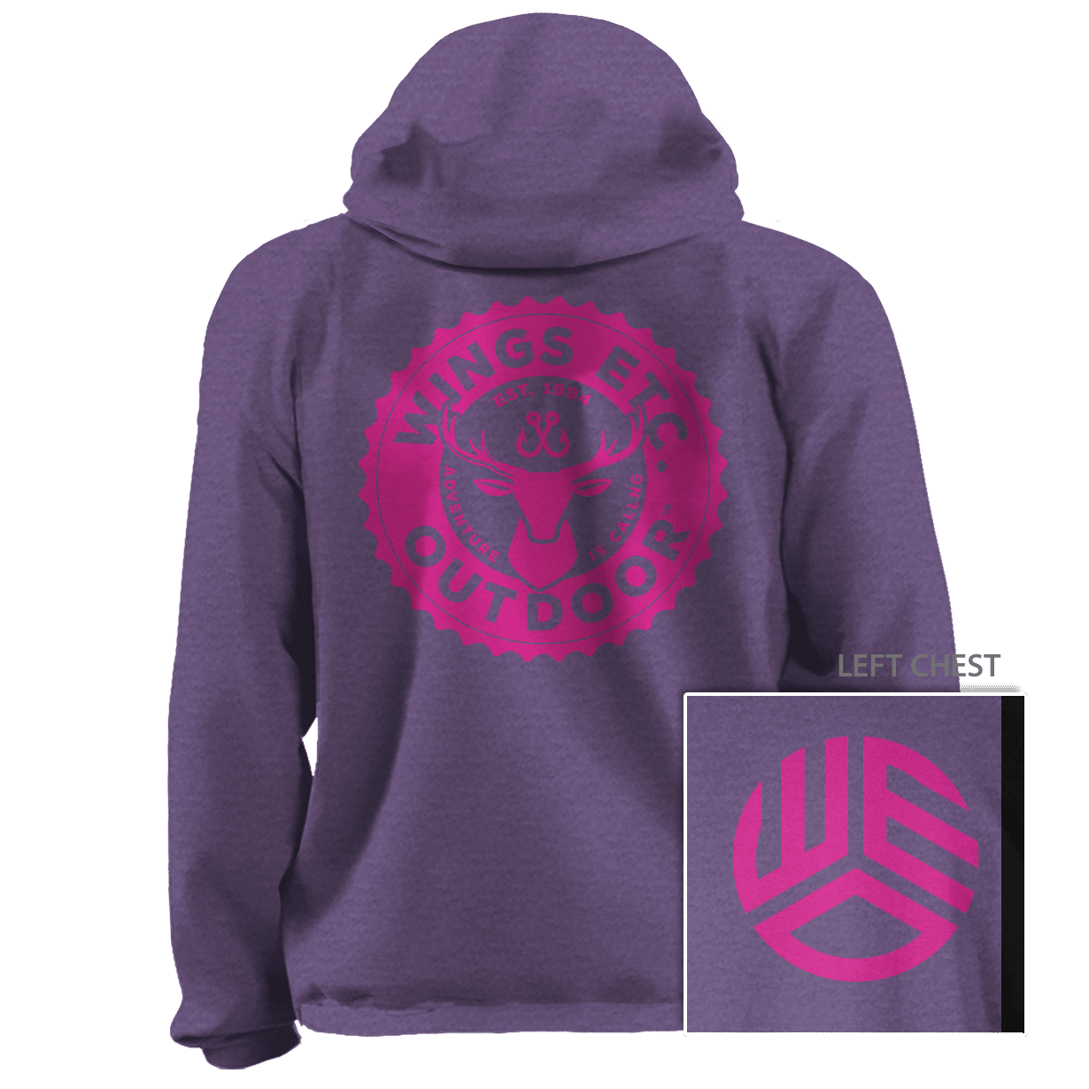 Wings Etc. Outdoor: Gear Hunt Hooks - Fleece Pullover Hoodie