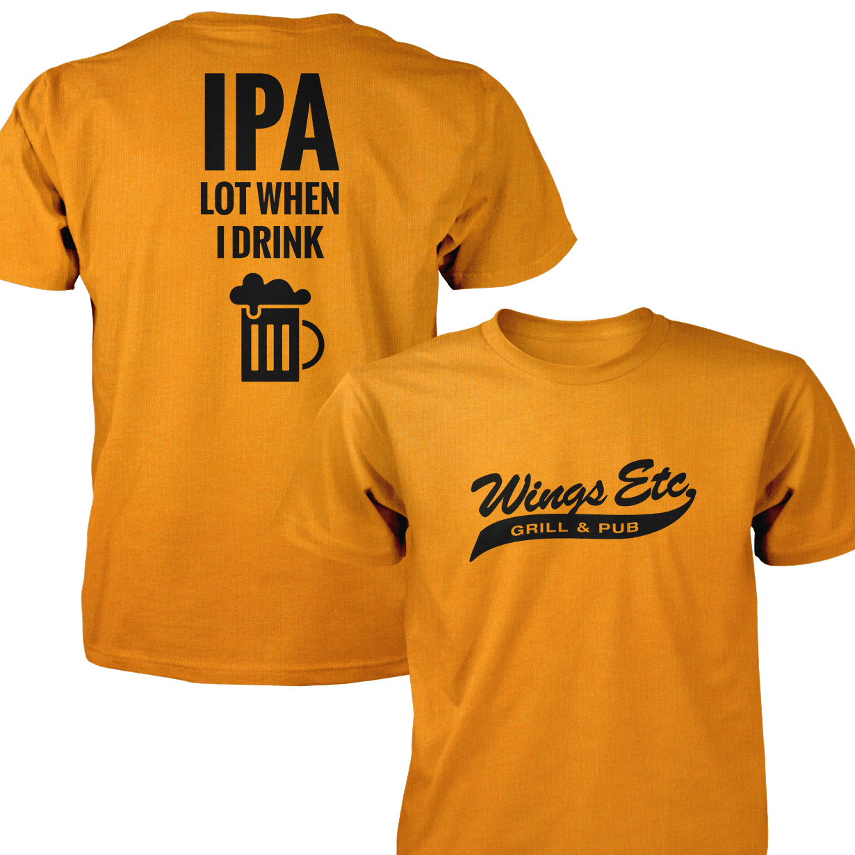 Wings Etc. Ipa Lot - Next Level Premium Cvc Crew T-Shirt