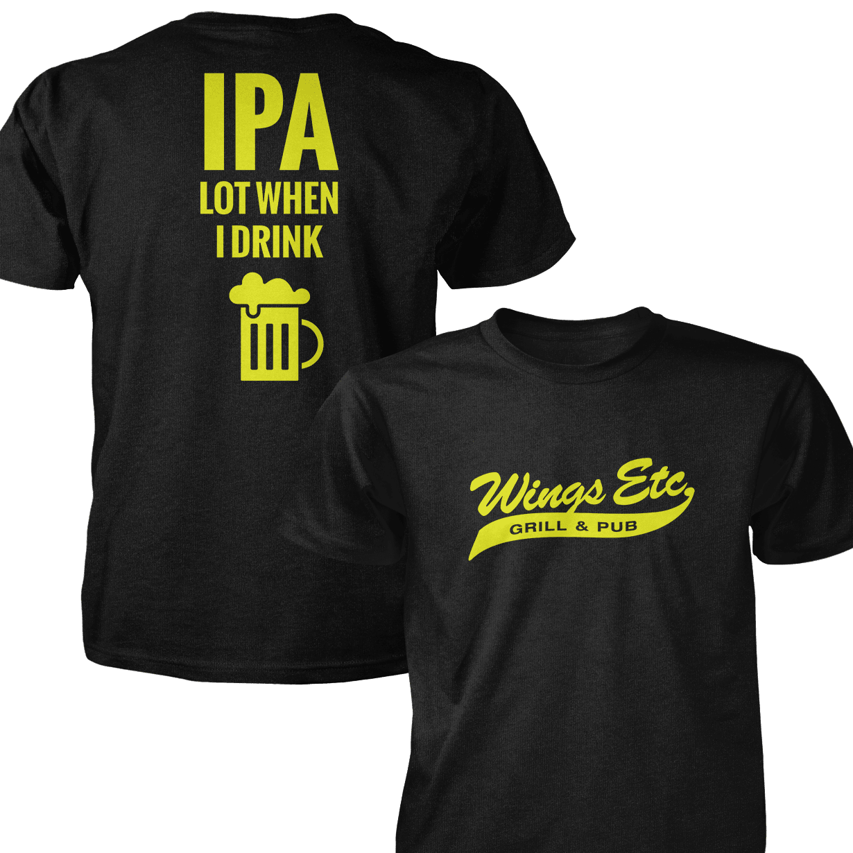 Wings Etc. Ipa Lot - Next Level Premium Cvc Crew T-Shirt