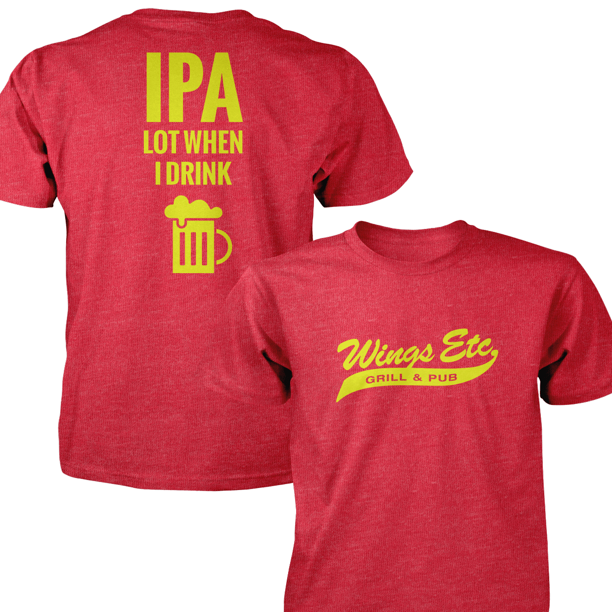 Wings Etc. Ipa Lot - Next Level Premium Cvc Crew T-Shirt