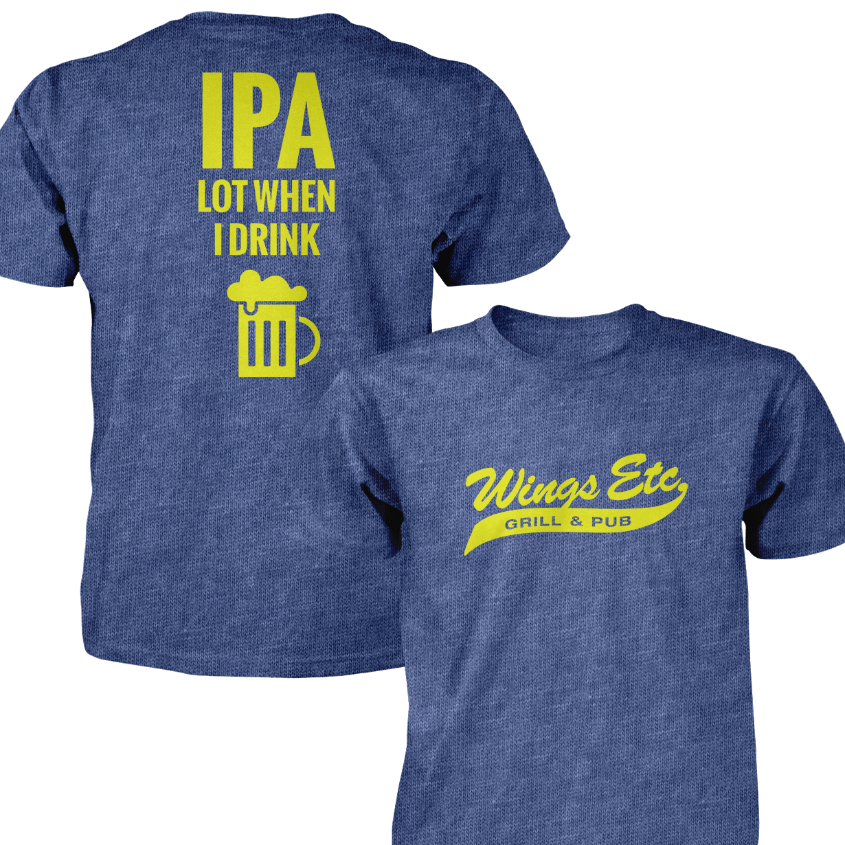 Wings Etc. Ipa Lot - Next Level Premium Cvc Crew T-Shirt