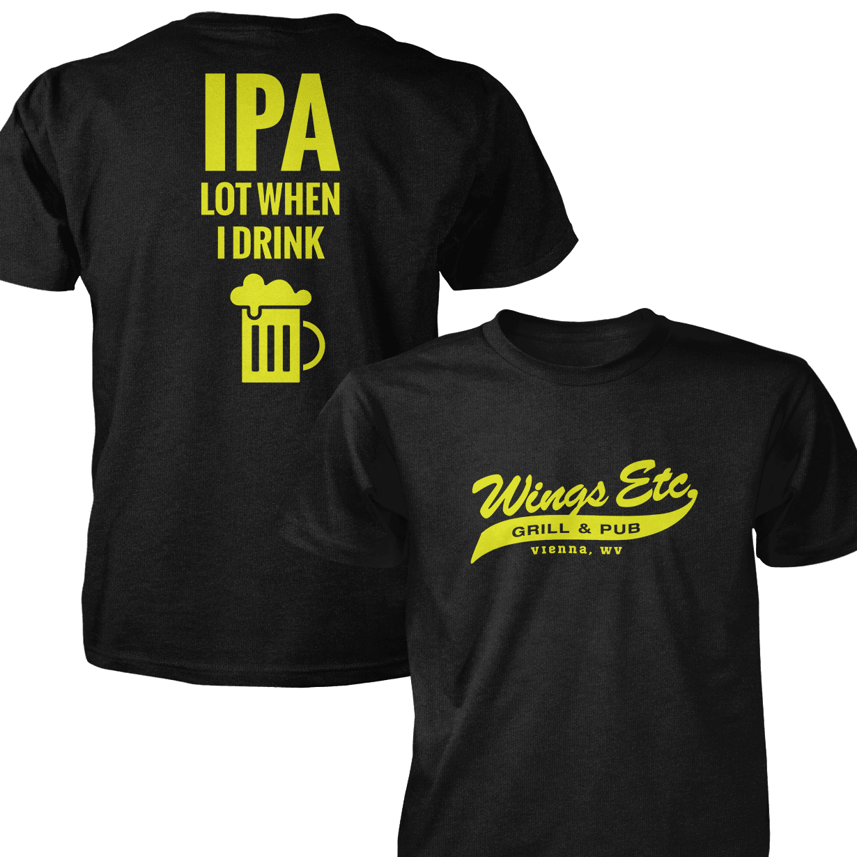 Wings Etc. Ipa Lot - Next Level Premium Cvc Crew T-Shirt - Vienna West Virginia