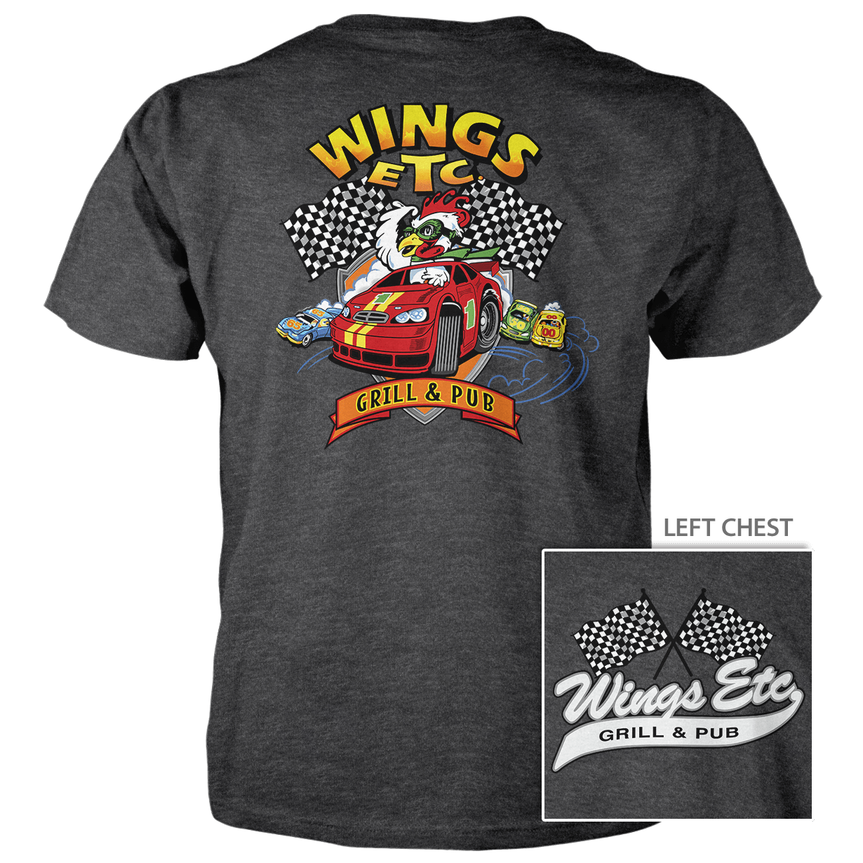 Racecar - Next Level Premium Cvc Crew T-Shirt
