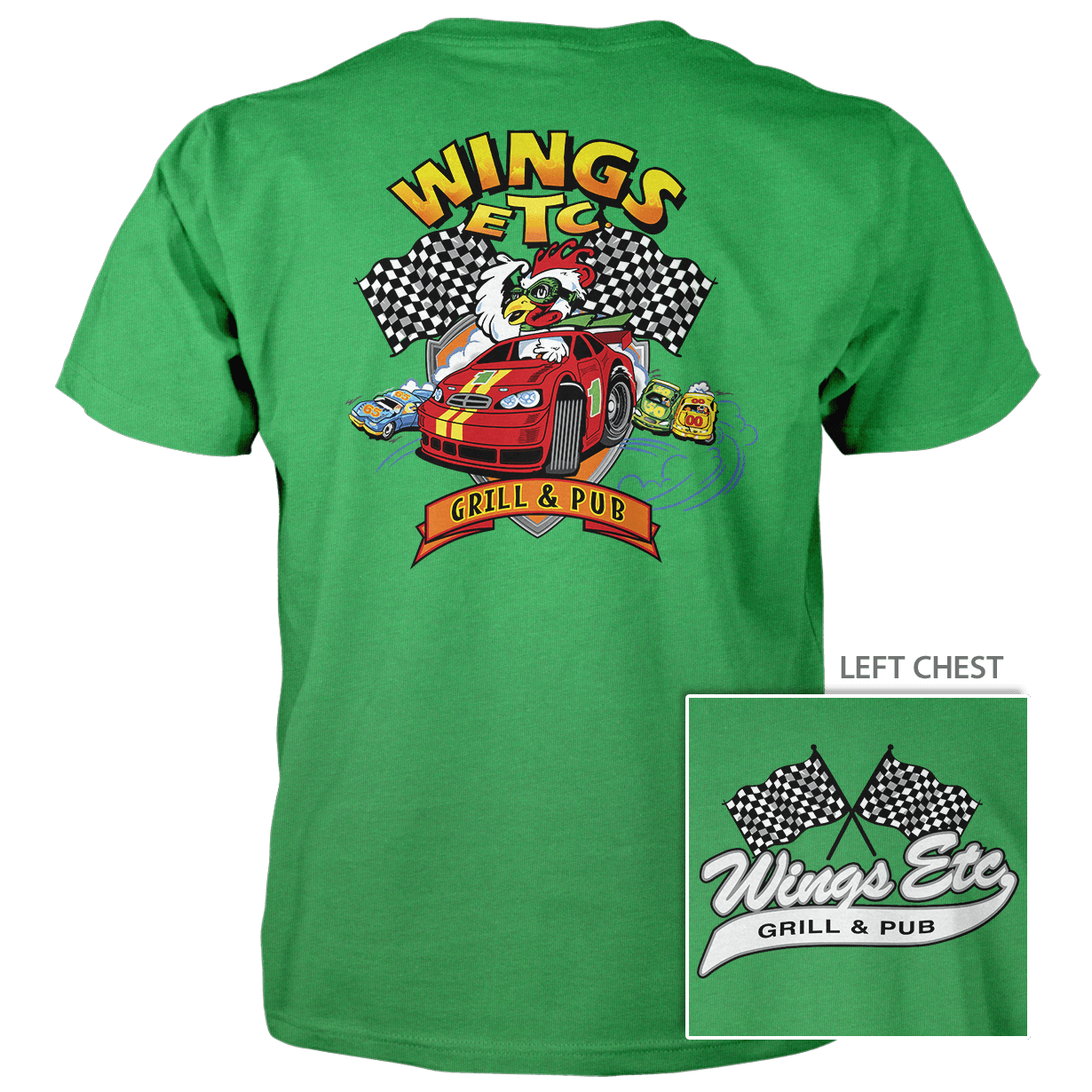 Racecar - Next Level Premium Cvc Crew T-Shirt