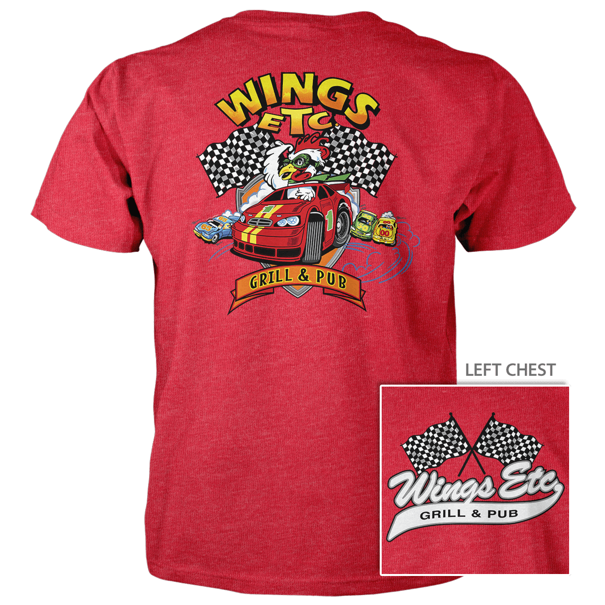 Racecar - Next Level Premium Cvc Crew T-Shirt