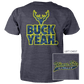 Wings Etc. Outdoor: Buck Yeah (Yellow) - Next Level Premium Cvc Crew T-Shirt