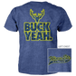 Wings Etc. Outdoor: Buck Yeah (Yellow) - Next Level Premium Cvc Crew T-Shirt