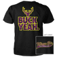 Wings Etc. Outdoor: Buck Yeah (Yellow) - Next Level Premium Cvc Crew T-Shirt