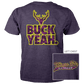 Wings Etc. Outdoor: Buck Yeah (Yellow) - Next Level Premium Cvc Crew T-Shirt