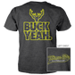 Wings Etc. Outdoor: Buck Yeah (Yellow) - Next Level Premium Cvc Crew T-Shirt