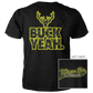 Wings Etc. Outdoor: Buck Yeah (Yellow) - Next Level Premium Cvc Crew T-Shirt