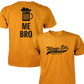 Wings Etc. Beer Me Bro - Next Level Premium Cvc Crew T-Shirt - Kalamazoo Michigan