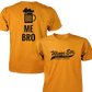 Wings Etc. Beer Me Bro - Next Level Premium Cvc Crew T-Shirt - Osceola Indiana