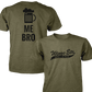 Wings Etc. Beer Me Bro - Next Level Premium Cvc Crew T-Shirt