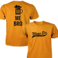 Wings Etc. Beer Me Bro - Next Level Premium Cvc Crew T-Shirt