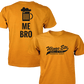 Wings Etc. Beer Me Bro - Next Level Premium Cvc Crew T-Shirt - Valparaiso Indiana