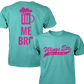 Wings Etc. Beer Me Bro - Next Level Premium Cvc Crew T-Shirt