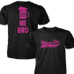 Wings Etc. Beer Me Bro - Next Level Premium Cvc Crew T-Shirt - Valparaiso Indiana