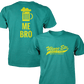 Wings Etc. Beer Me Bro - Next Level Premium Cvc Crew T-Shirt - Osceola Indiana