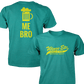 Wings Etc. Beer Me Bro - Next Level Premium Cvc Crew T-Shirt - Valparaiso Indiana
