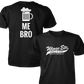 Wings Etc. Beer Me Bro - Next Level Premium Cvc Crew T-Shirt - Boiling Springs South Carolina