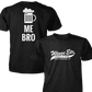 Wings Etc. Beer Me Bro - Next Level Premium Cvc Crew T-Shirt - Cape Girardeau Missouri