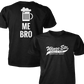 Wings Etc. Beer Me Bro - Next Level Premium Cvc Crew T-Shirt - Evansville Indiana