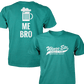 Wings Etc. Beer Me Bro - Next Level Premium Cvc Crew T-Shirt - Mishawaka Indiana