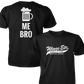 Wings Etc. Beer Me Bro - Next Level Premium Cvc Crew T-Shirt - Osceola Indiana