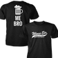 Wings Etc. Beer Me Bro - Next Level Premium Cvc Crew T-Shirt - South Bend Indiana