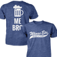 Wings Etc. Beer Me Bro - Next Level Premium Cvc Crew T-Shirt