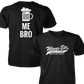 Wings Etc. Beer Me Bro - Next Level Premium Cvc Crew T-Shirt - Valparaiso Indiana