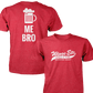 Wings Etc. Beer Me Bro - Next Level Premium Cvc Crew T-Shirt - Valparaiso Indiana
