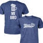 Wings Etc. Beer Me Bro - Next Level Premium Cvc Crew T-Shirt - Wabash Indiana