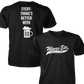 Wings Etc. Everythings Better - Next Level Premium Cvc Crew T-Shirt