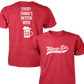 Wings Etc. Everythings Better - Next Level Premium Cvc Crew T-Shirt
