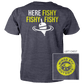 Wings Etc. Outdoor: Here Fishy (Gear) - Next Level Premium Cvc Crew T-Shirt