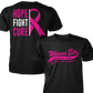 Hope, Fight Care, Breast Cancer Awareness 2025 - Next Level Premium Cvc Crew T-Shirt