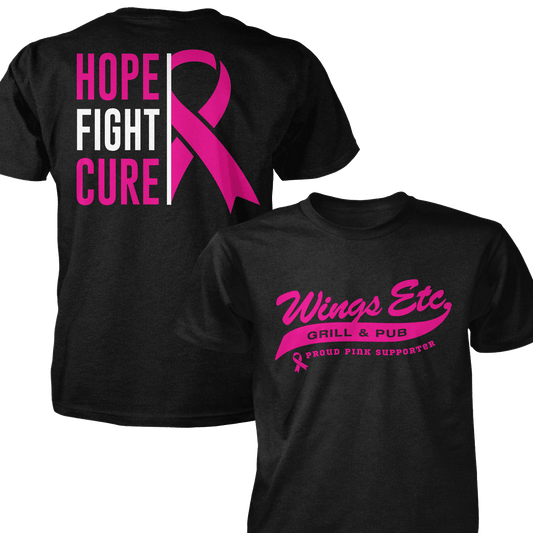 Hope, Fight Care, Breast Cancer Awareness 2025 - Next Level Premium Cvc Crew T-Shirt
