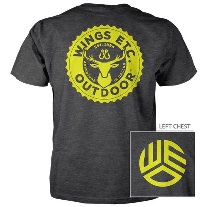 Wings Etc. Outdoor: Gear Hunt Hooks - Next Level Premium Cvc Crew T-Shirt