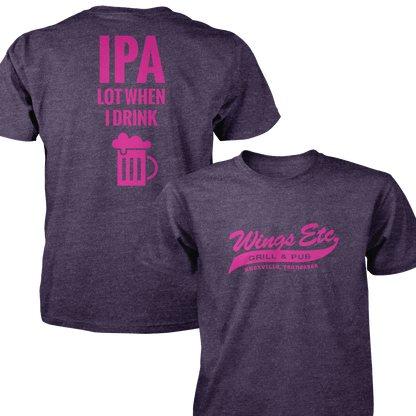 Wings Etc. Ipa Lot - Next Level Premium Cvc Crew T-Shirt - Knoxville Tennessee