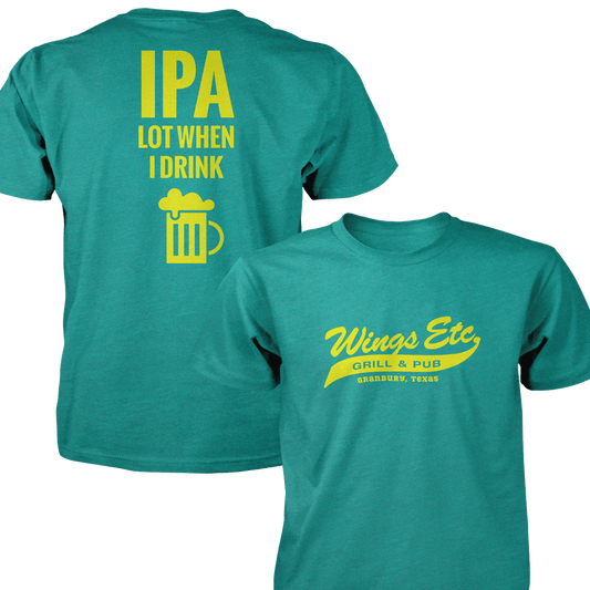 Wings Etc. Ipa Lot - Next Level Premium Cvc Crew T-Shirt - Granbury Texas