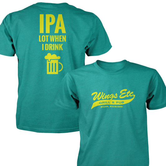 Wings Etc. Ipa Lot - Next Level Premium Cvc Crew T-Shirt - Niles Michigan