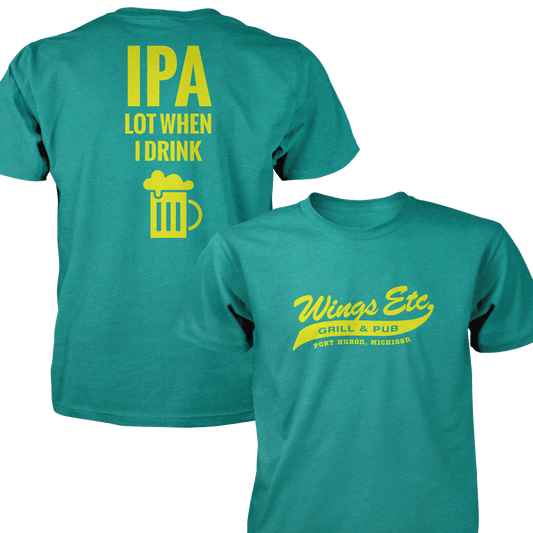 Wings Etc. Ipa Lot - Next Level Premium Cvc Crew T-Shirt - Port Huron Michigan